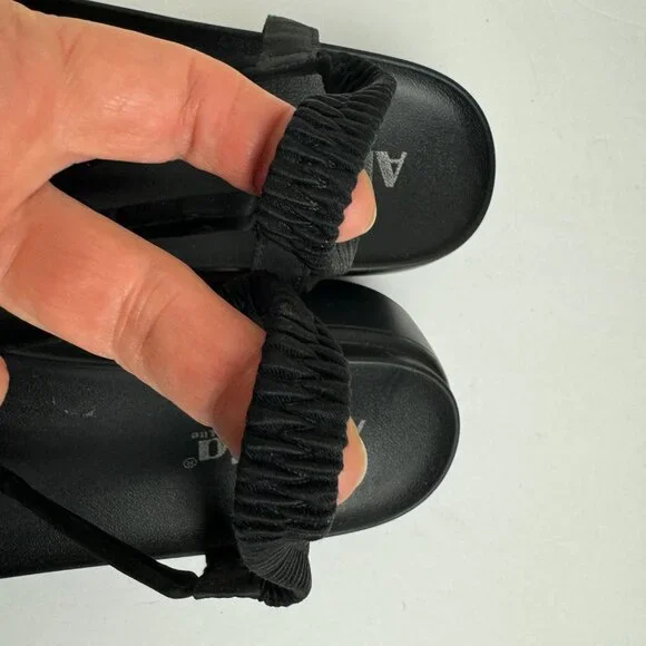 Alegria Black Sandals Silver Metal Detail Size EU 40 - Picture 15 of 15